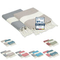 Jolof Store Turkish Beach Towel Set of 2 – Large 100x200cm Cotton Fouta