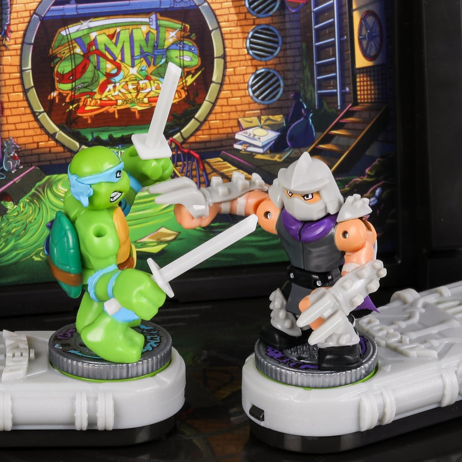 Akedo TMNT Battle Arena - Teenage Mutant Ninja Turtles Playset with Sounds