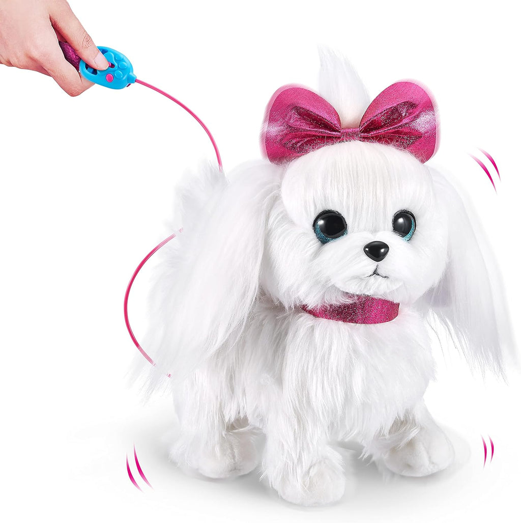 Pets Alive Lil' Paw Paw Walking Puppy – Interactive Maltese Plush Toy