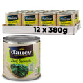 D'aucy Spinach Leaf - Canned Whole Leaf Vegetables - 12 x 380g Bulk