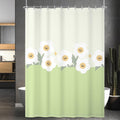 Jolof Store Lerores Shower Curtain | Green Smile Anti-Mould Polyester | 120x200cm