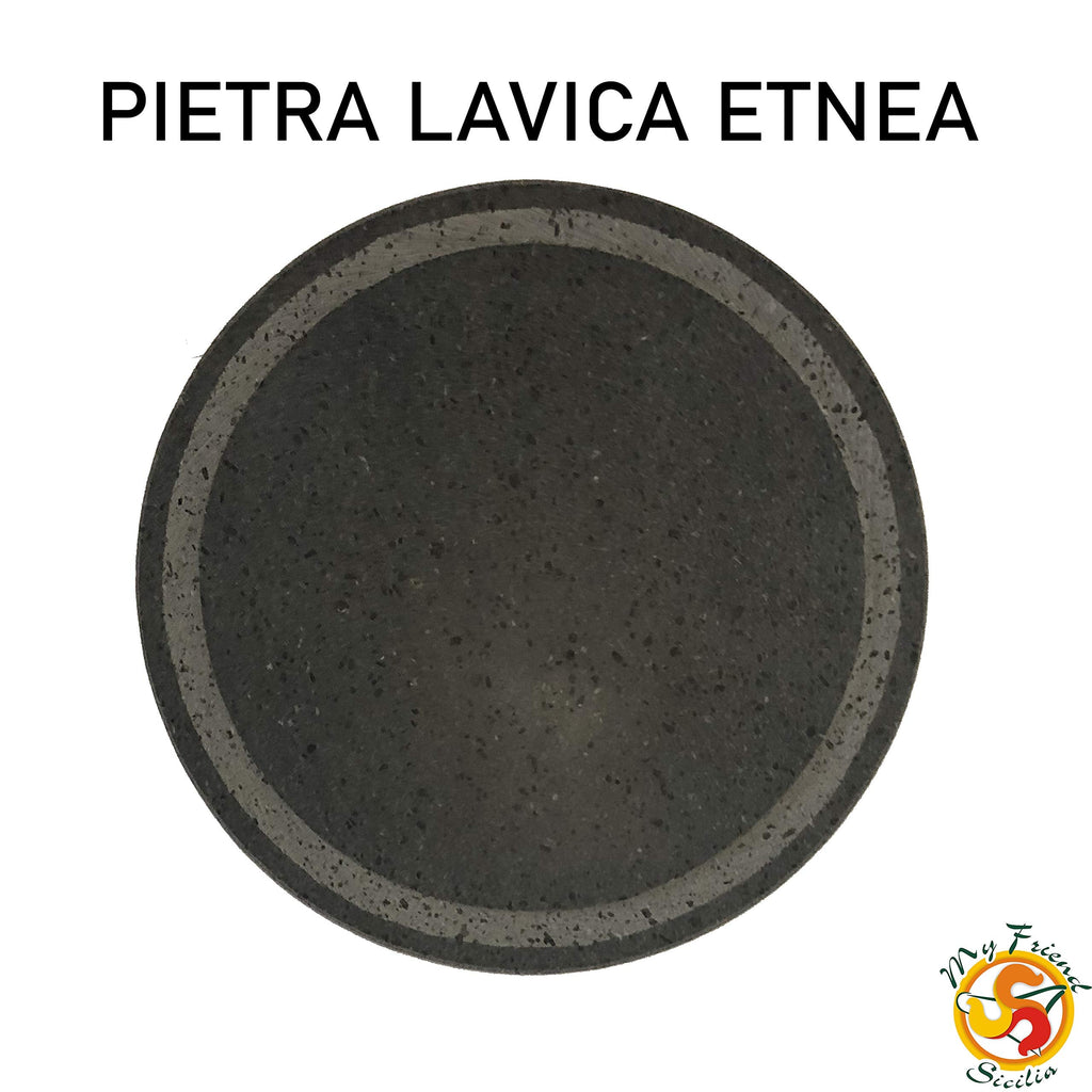 Etna Lava Stone Grill - 35cm Round Non-Stick BBQ Plate