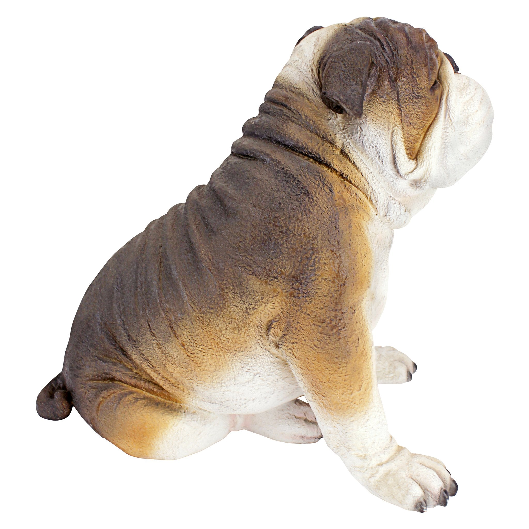 Design Toscano Buster the Bulldog Garden Statue – 16 Inch Resin Decor