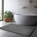 Nicoman Loofah Shower Mat | Non-Slip PVC Spaghetti Bath Mat, 90x60cm