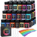 Smalltongue Mica Powder for Epoxy Resin - 72 Colors Pigment Set for Soap