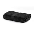 DecoKing Hand Towel 50 x 100 cm Cotton Quality 525 g/m² Black Absorbent Marina - image 1