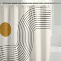 Americanflat 71x74 Boho Shower Curtain - 100% Polyester Shower Curtain with 12 Hooks - Shower Curtains for Bathroom - image 1