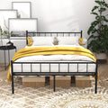 XINBEDEU 4ft6 Double Metal Bed Frame | Modern Platform Bed with Storage