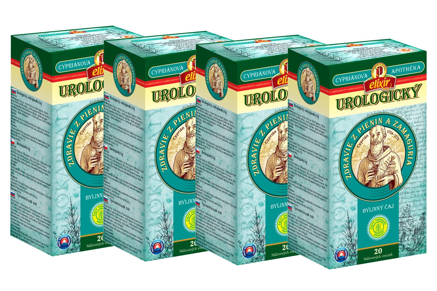 Agrokarpaty Cyprian Urological Tea – Kidney & Bladder Support (80 Bags)