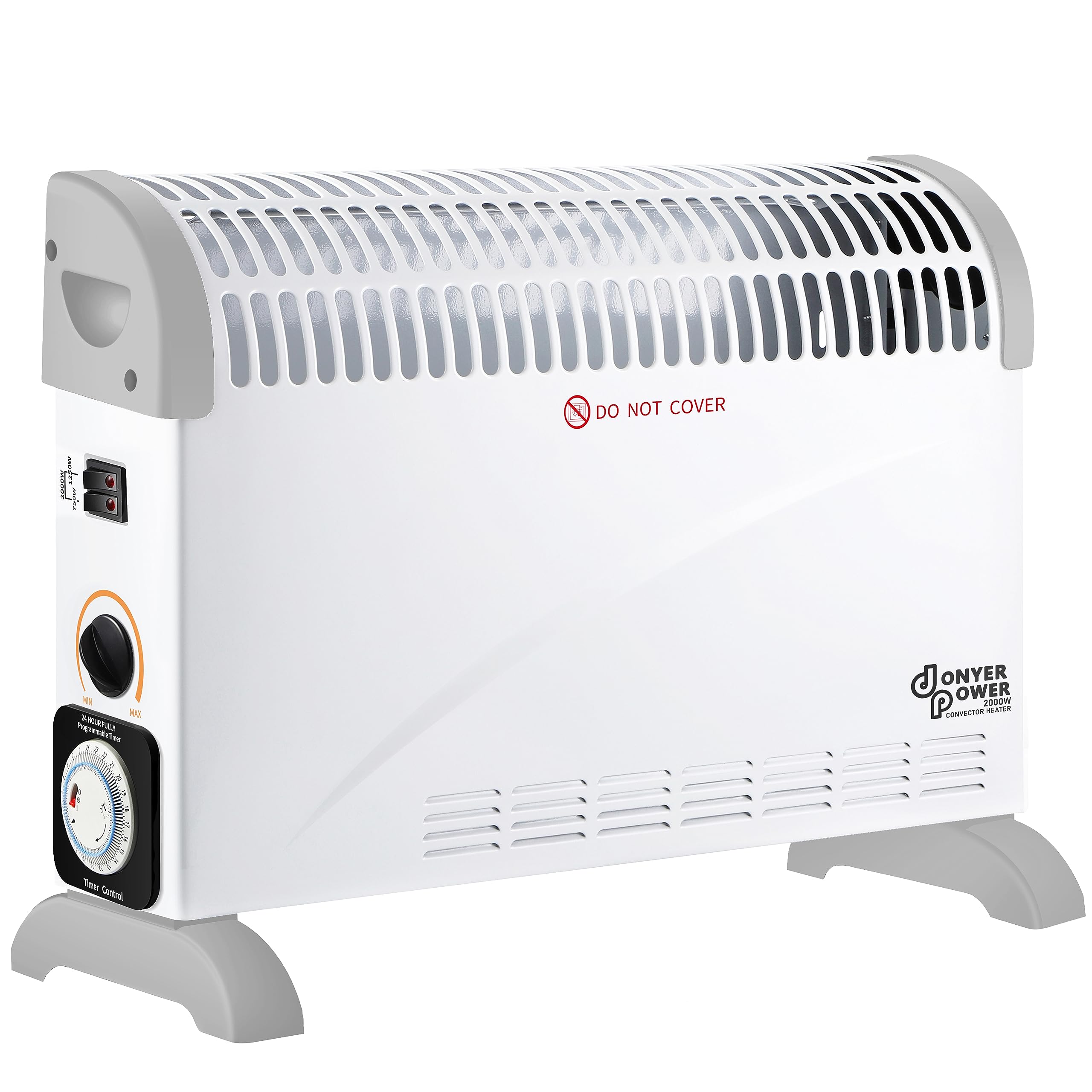 DONYER POWER 2000W Convector Radiator Heater with 24-Hour Timer