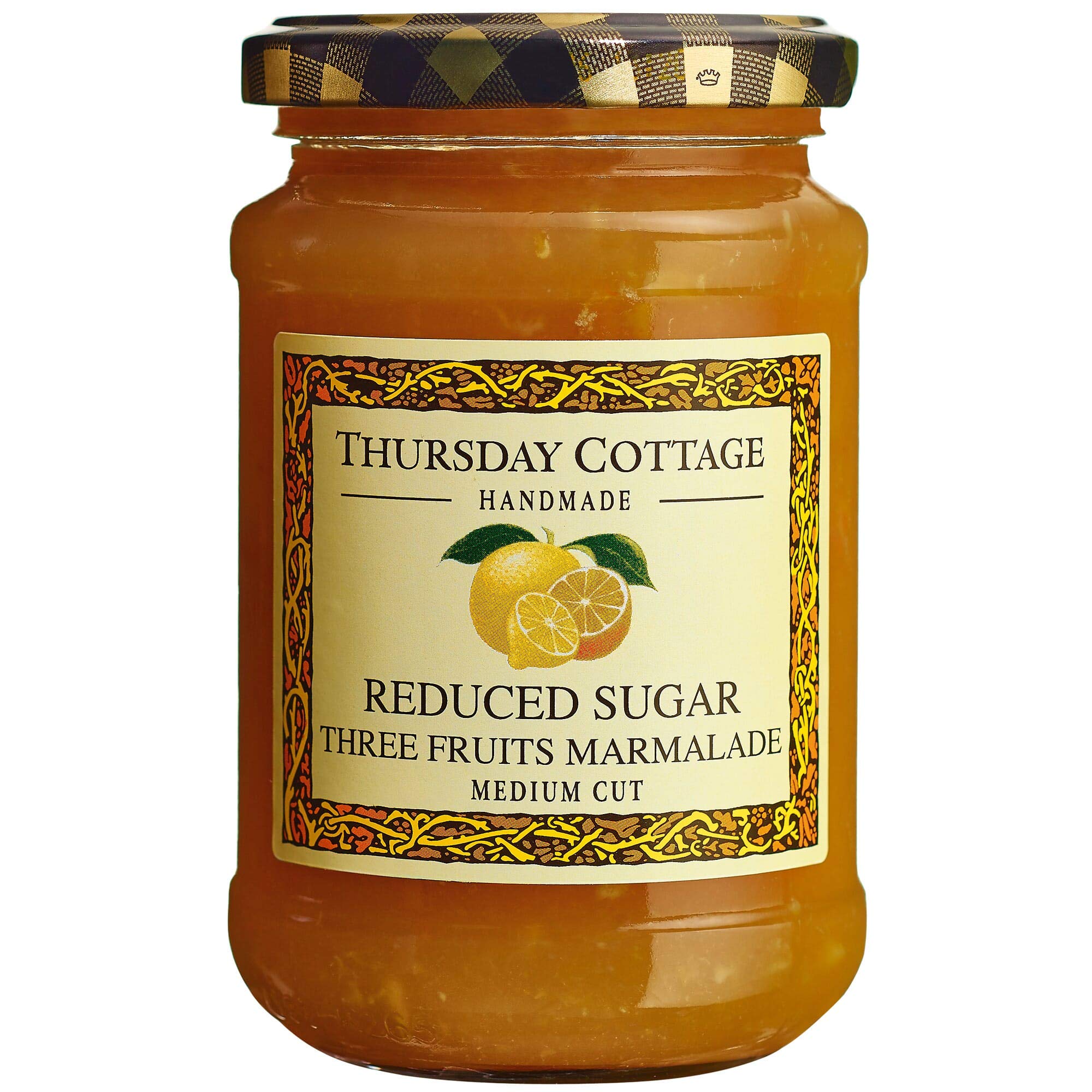 Thursday Cottage Reduced Sugar Three Fruits Marmalade – 6 x 315g Pack