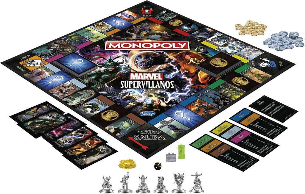 Monopoly: Marvel Super Villains Edition Board Game by Snaps