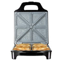 Tower T27021 4 Slice Deep Fill Sandwich Maker | 1600W Non-Stick - Black