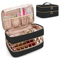 BAFASO Double Layer Nail Polish Organiser | 40 Bottle Case with Tool Storage