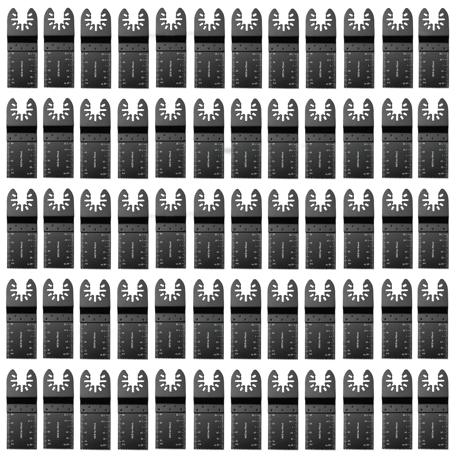 Goysen 60Pcs Oscillating Tool Blades – 1-3/8" Quick Release Saw Blades
