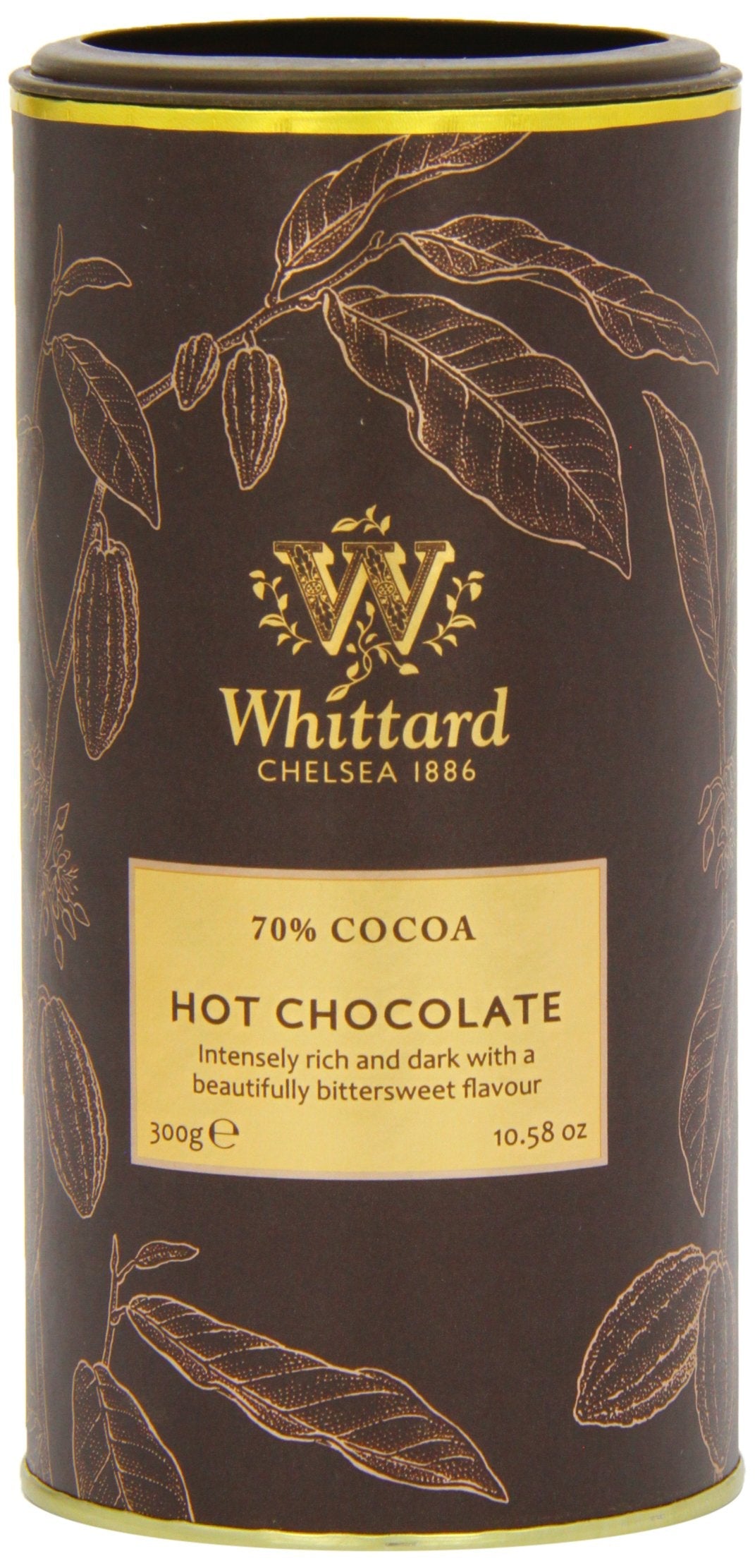 Whittard of Chelsea 70% Cocoa Hot Chocolate – Premium Dark Cocoa 300g