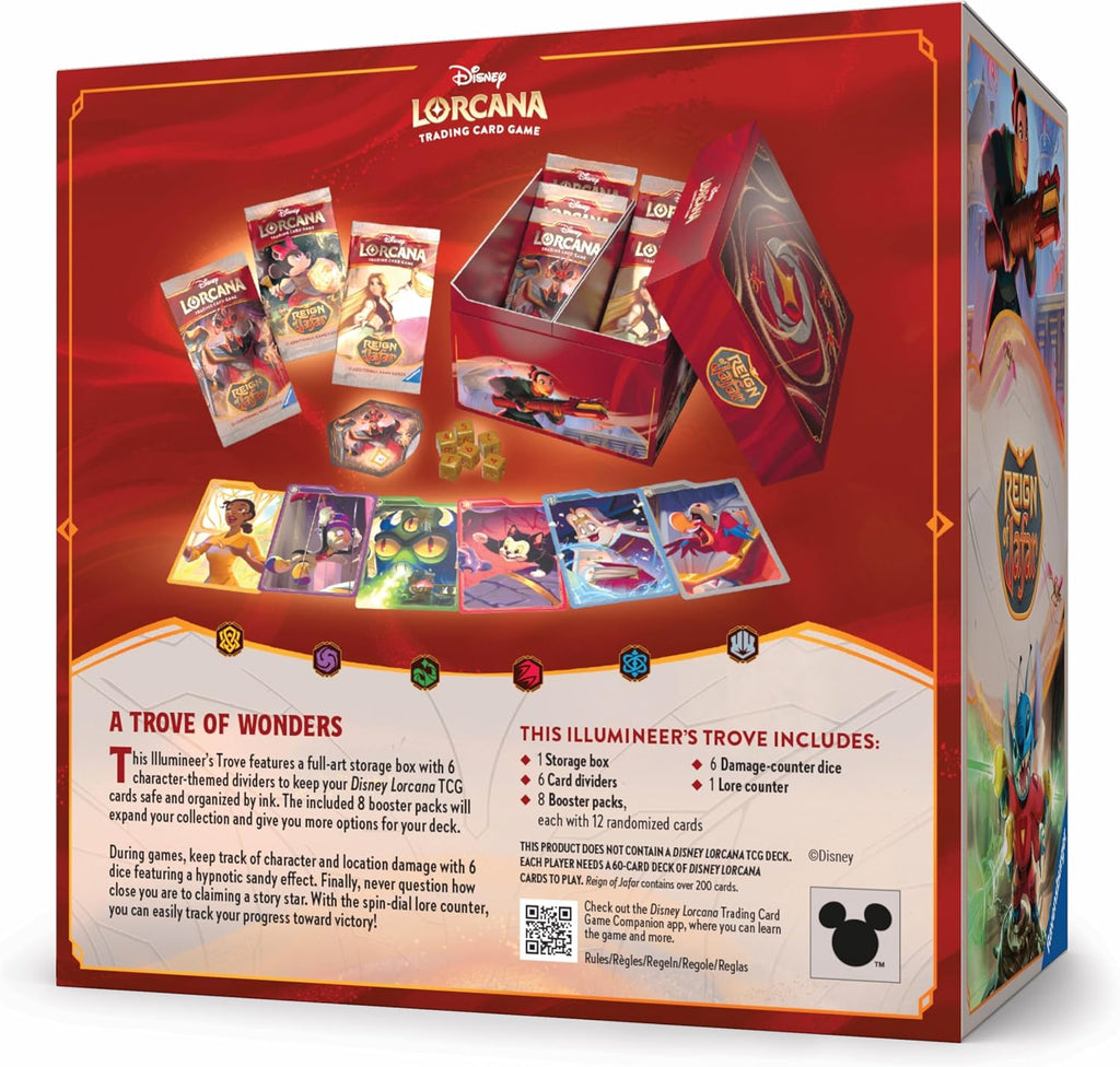 Disney Lorcana: Reign of Jafar Illumineer's Trove Set - 8 Booster Packs