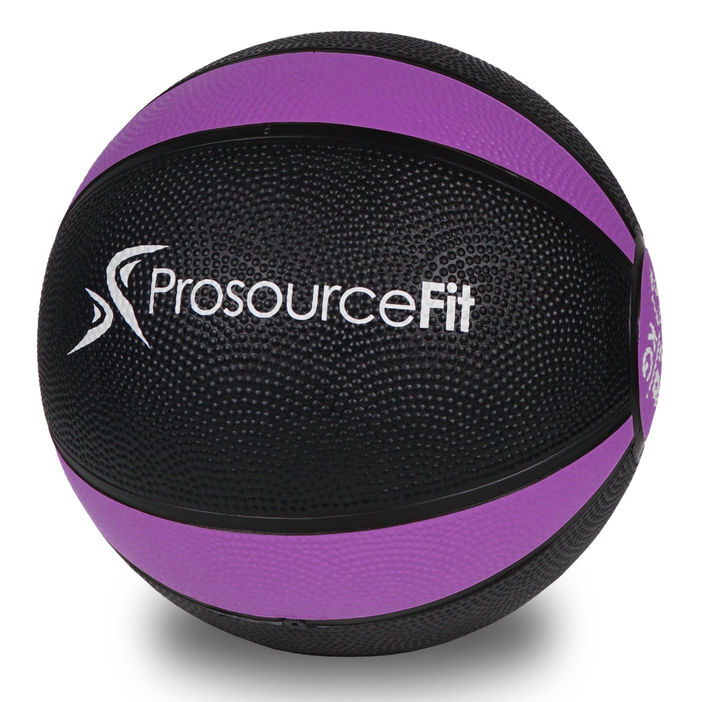 ProsourceFit Weighted Medicine Ball | Textured Rubber Core Strength Ball