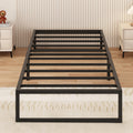Yicensen Small Single Metal Bed Frame | 75x190cm Steel Slat Support
