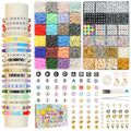 Tacorald Friendship Bracelet Making Kit | 8600pcs Clay Beads & Charms