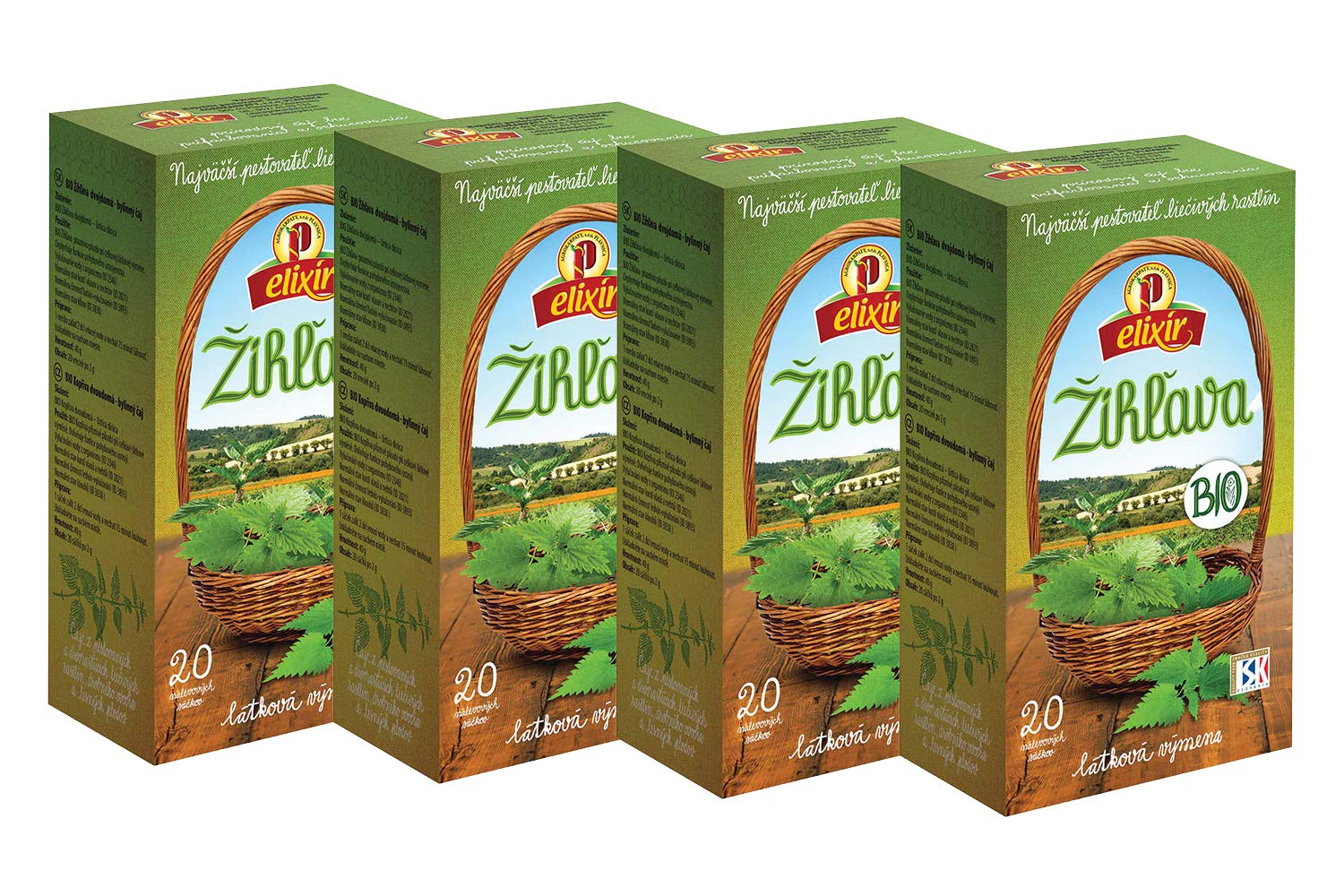 Agrokarpaty Stinging Nettle Herbal Tea – 80 Tea Bags (4 Packs) 160g
