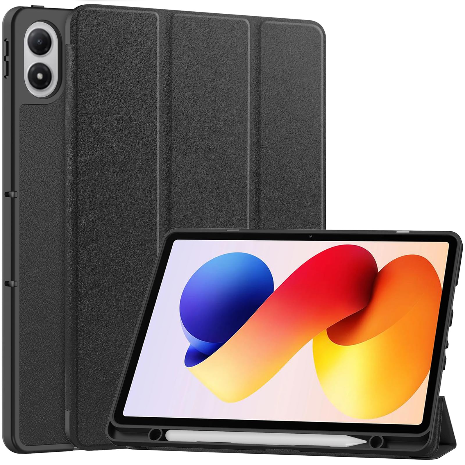ProCase Slim Smart Case for Xiaomi Redmi Pad 2 Pro 12.1" (2025) – Black