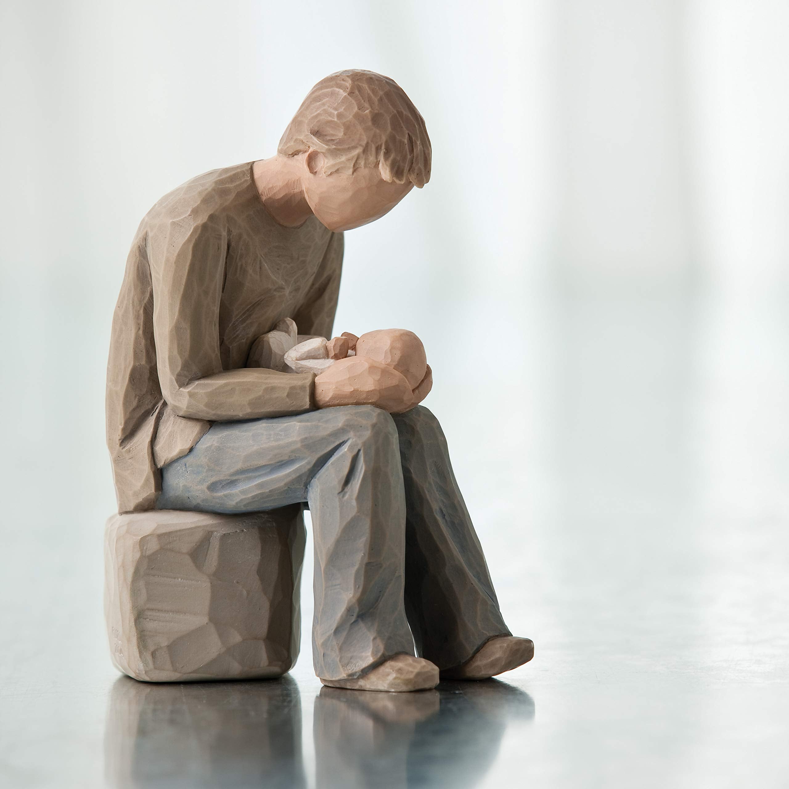 Willow Tree New Dad Figurine – Hand-Carved Susan Lordi Fatherhood Gift