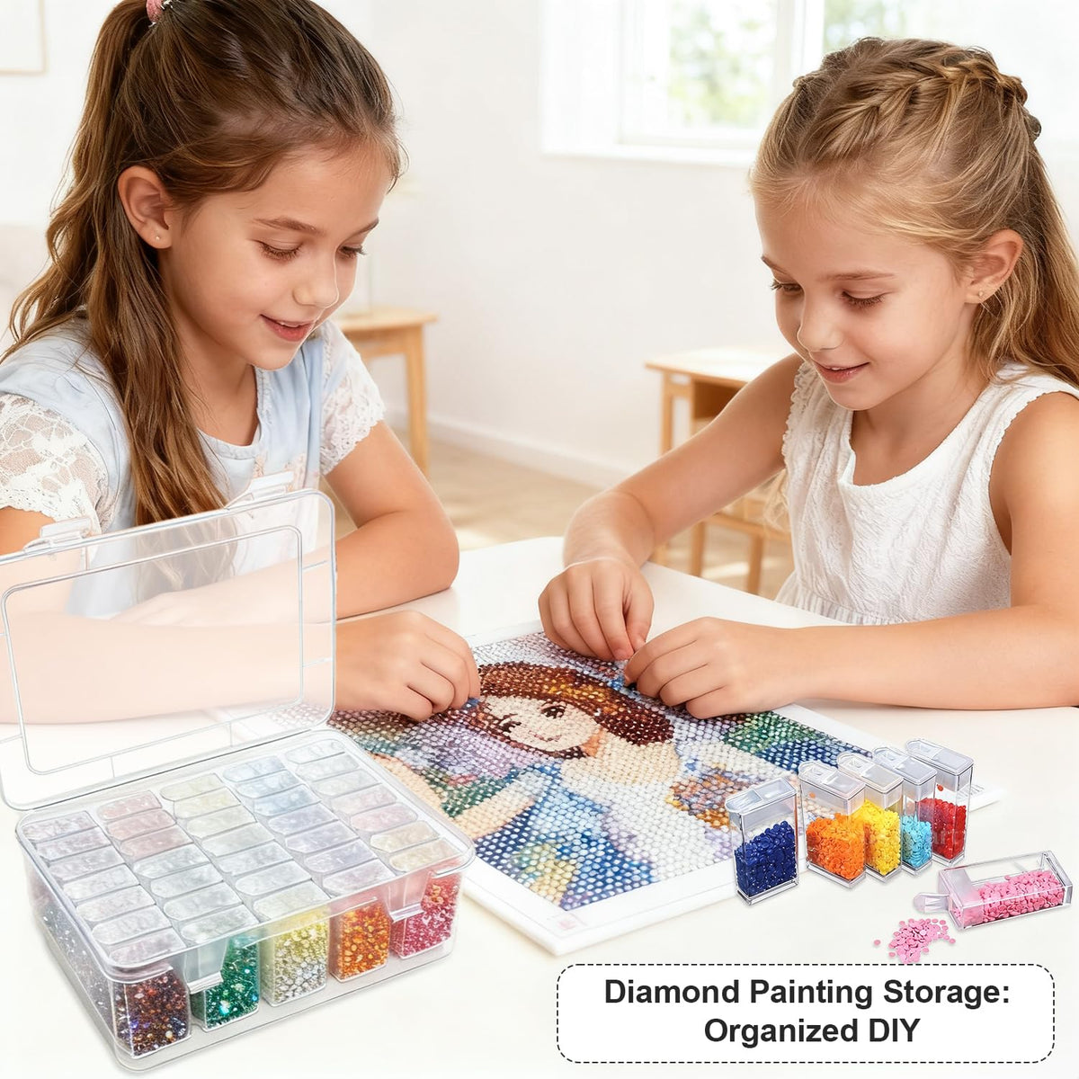 Qualsen Diamond Art Accessories Storage Boxes, 35 Grids, 1 Pack - image 2