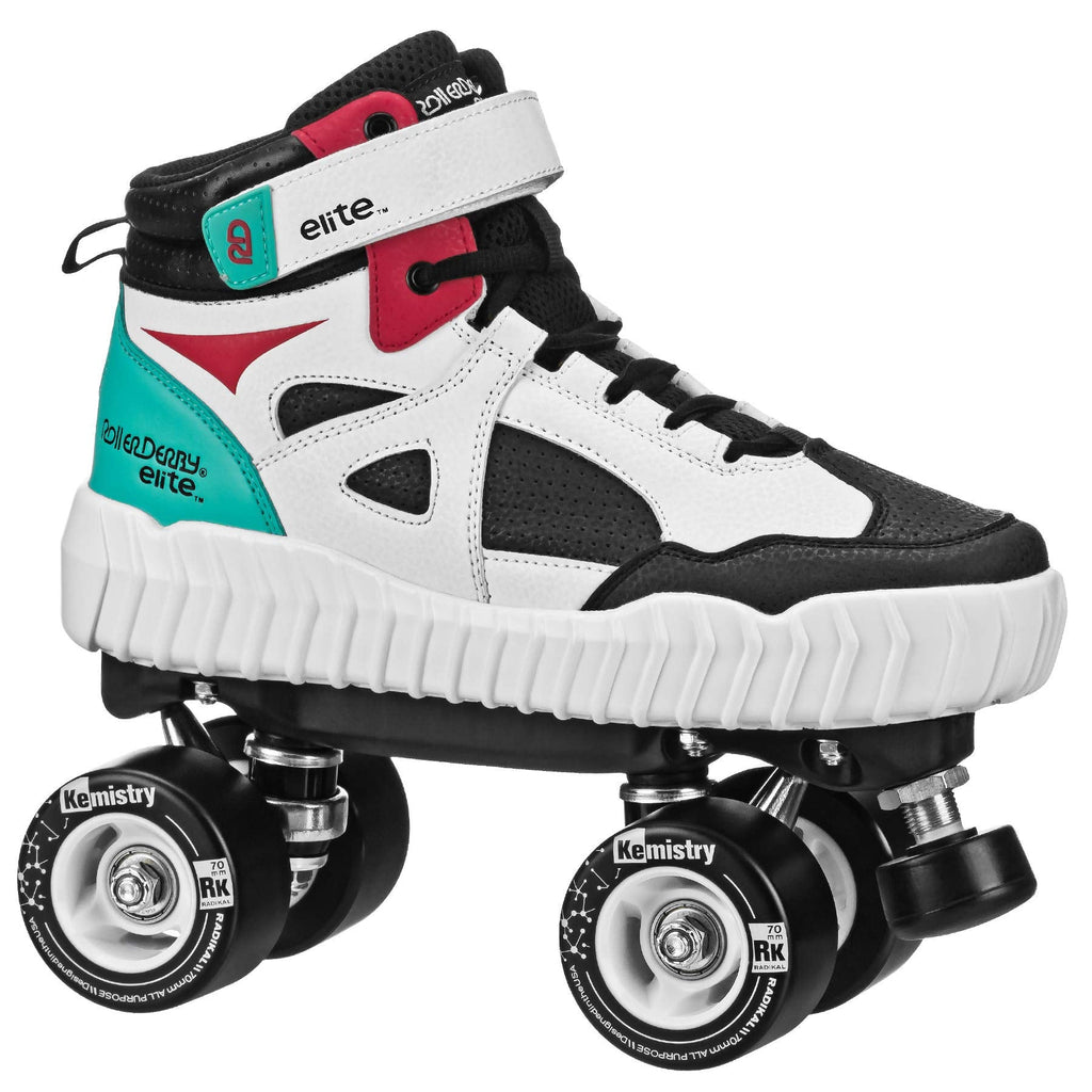 Roller Derby Glidr Sneaker Quad Skates - Red/Black Outdoor Fitness