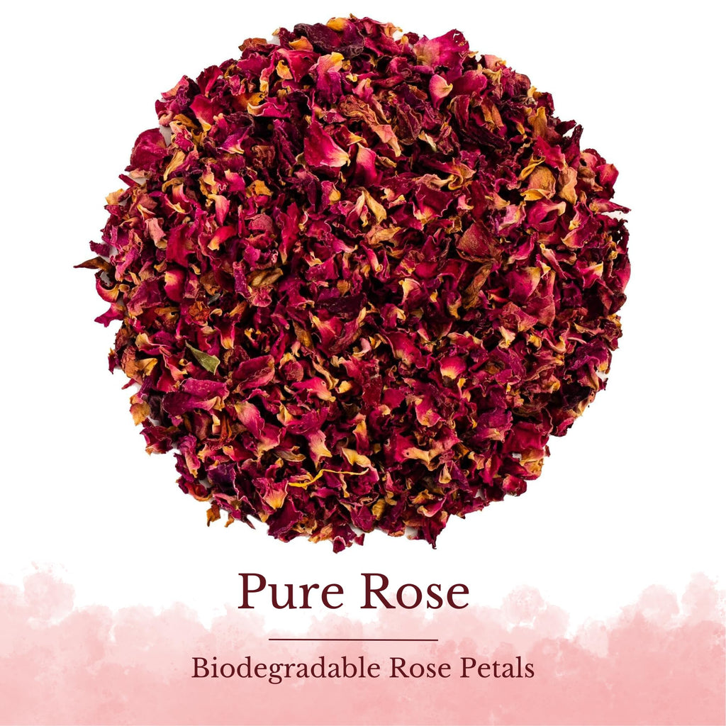 Jolof Store Biodegradable Wedding Confetti – 10L Dried Rose Petals