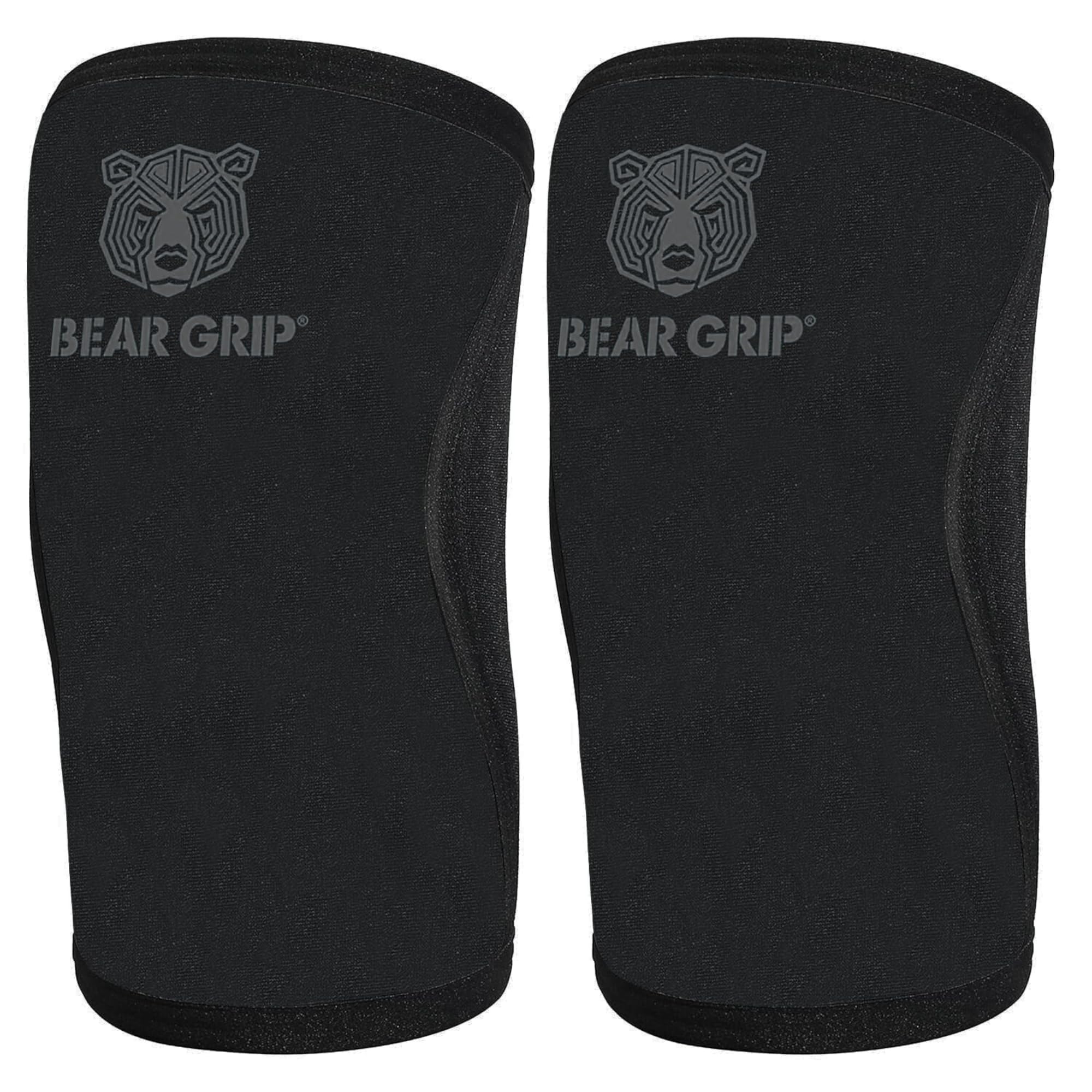 Bear Grip 7mm Neoprene Knee Sleeves for Weightlifting and Squats