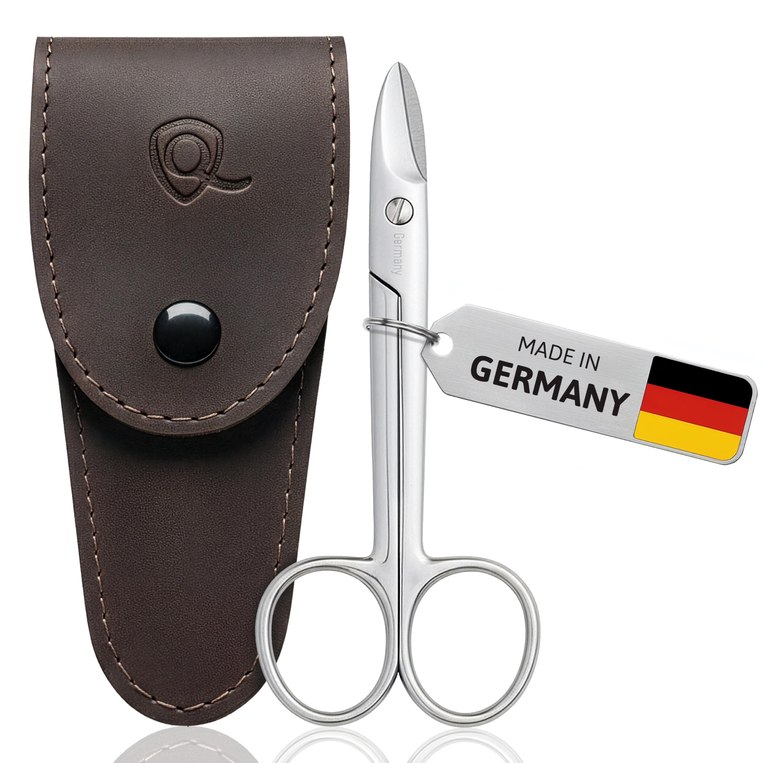 marQus Solingen Nail Scissors – Sharp German Steel Pedicure Tool with Case