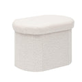 Bonlife Small Ottoman Storage Stool, Folding Boucle Footstool with Lid,41cm - image 1