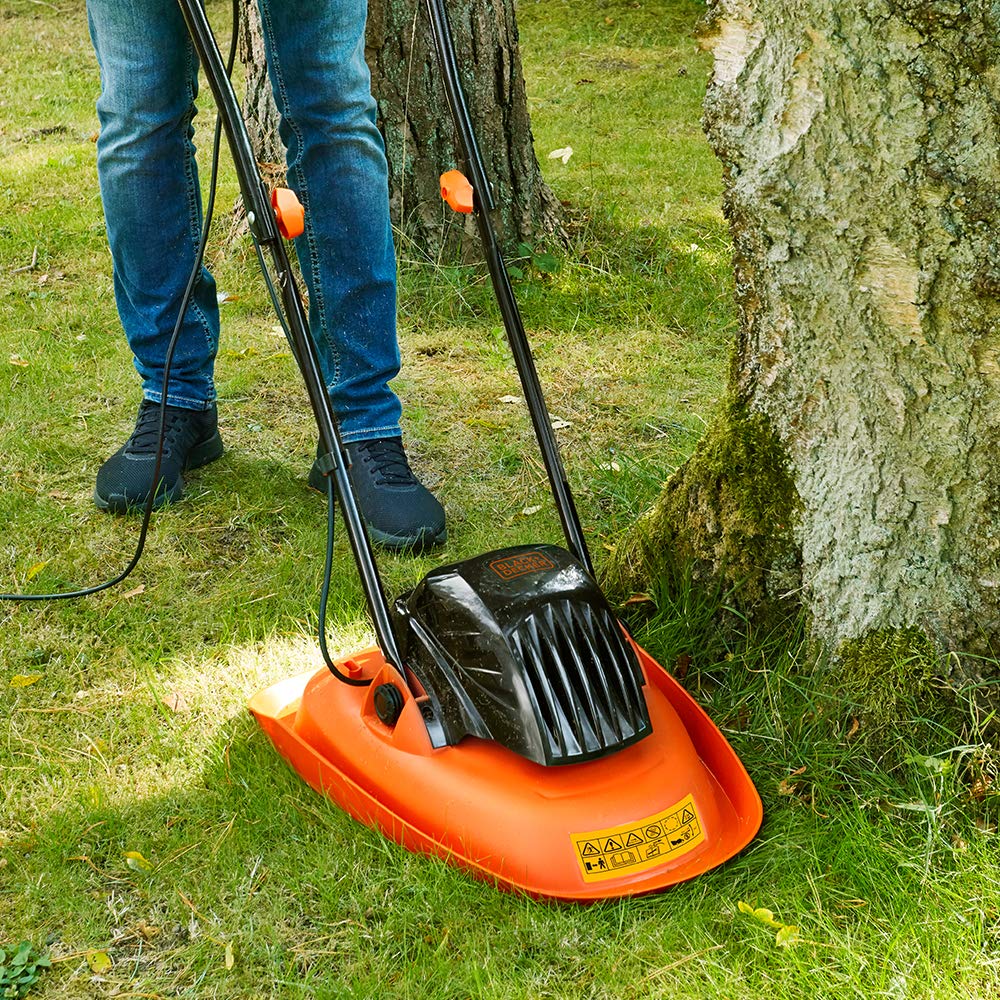 BLACK+DECKER 30cm Electric Hover Mower & GL250 Grass Strimmer Set