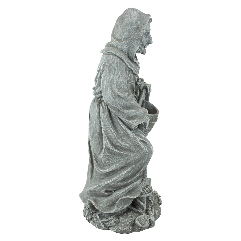Design Toscano St. Fiacre Patron Saint Garden Statue – Gothic Stone