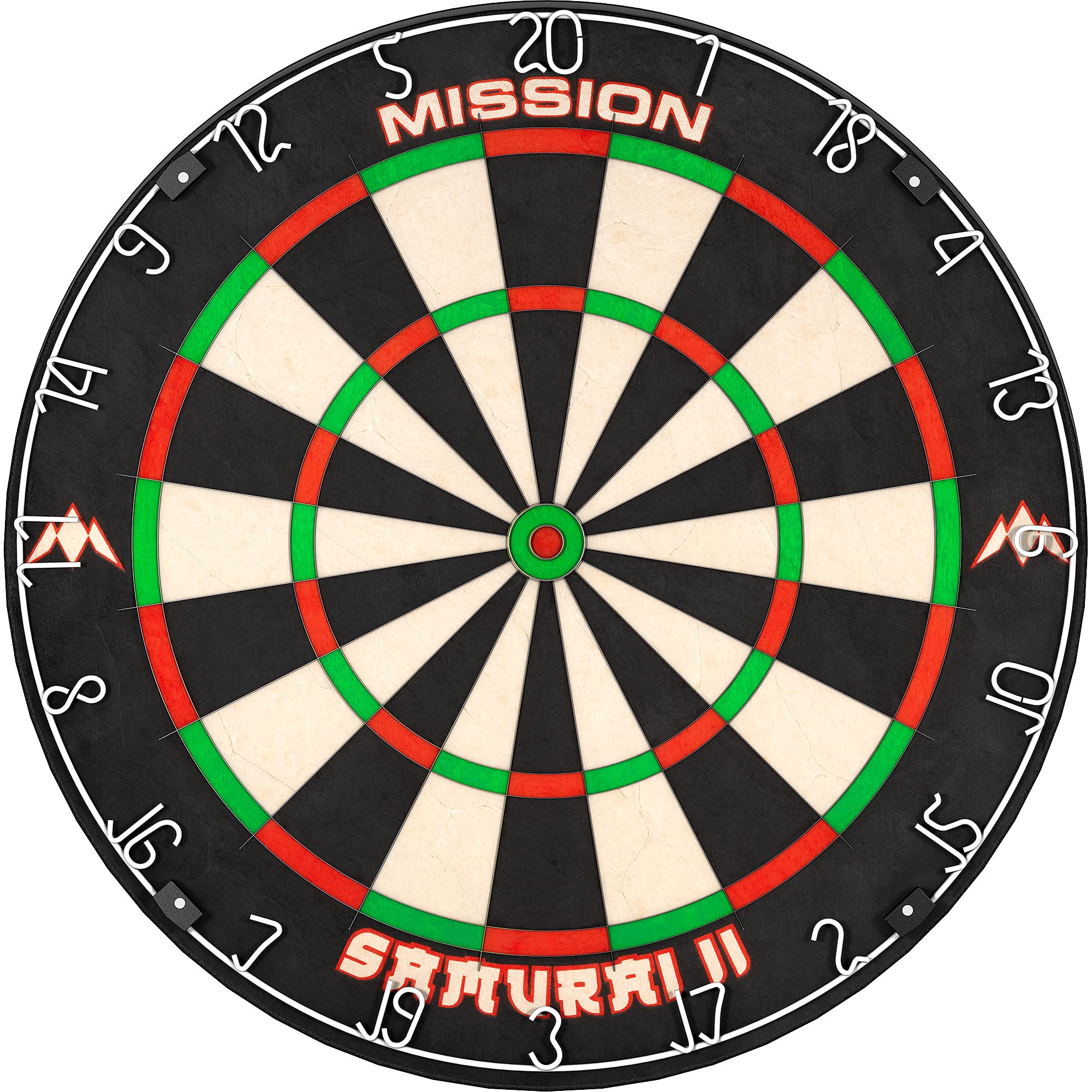 Mission Samurai II Professional Sisal Dartboard – Ultra Thin Wire