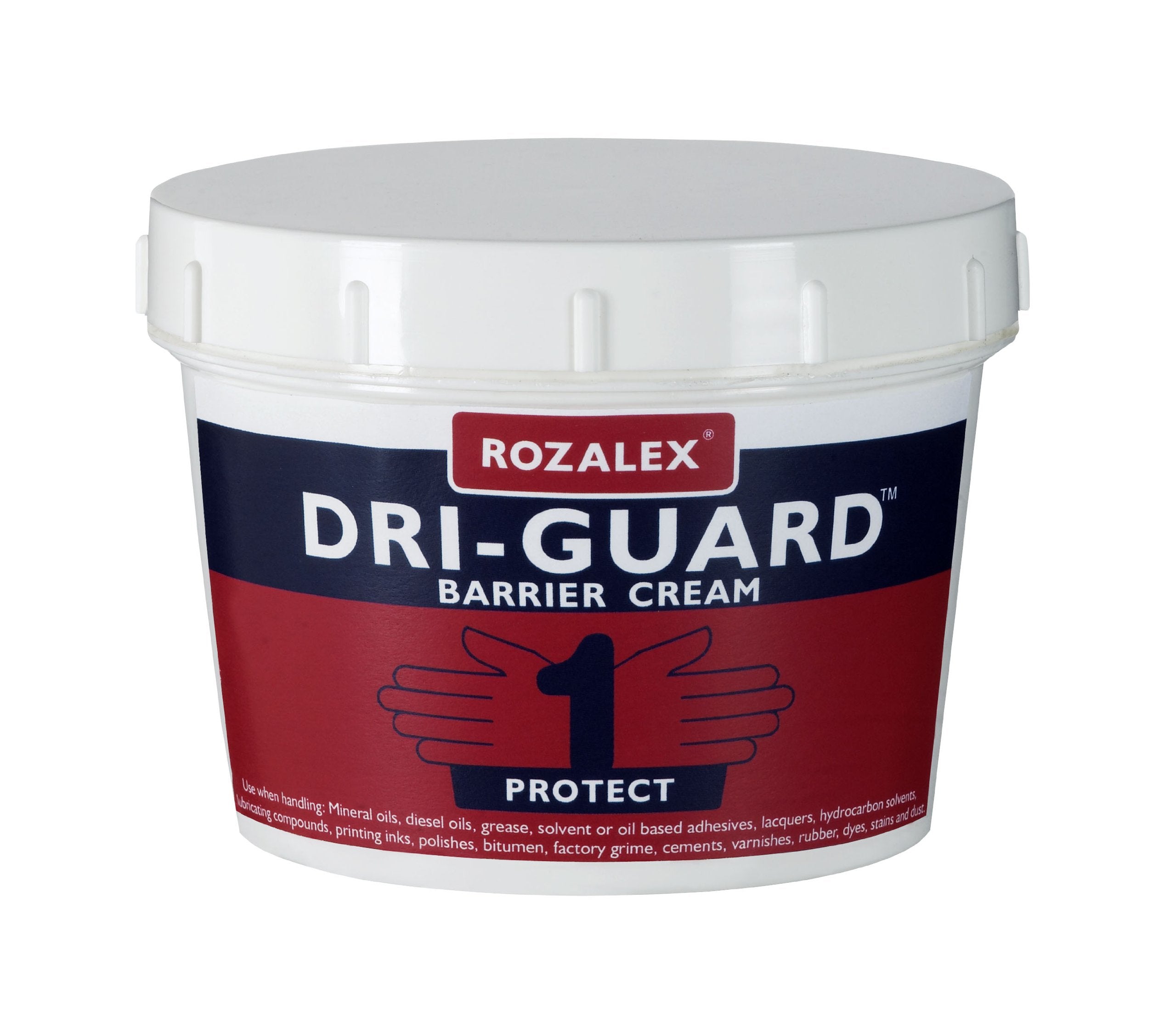 Rozalex Dri-Guard Barrier Cream – Oil & Solvent Protection - 450ml