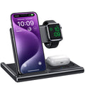 EXW 3-in-1 Fast Wireless Charging Station for iPhone and Apple Watch