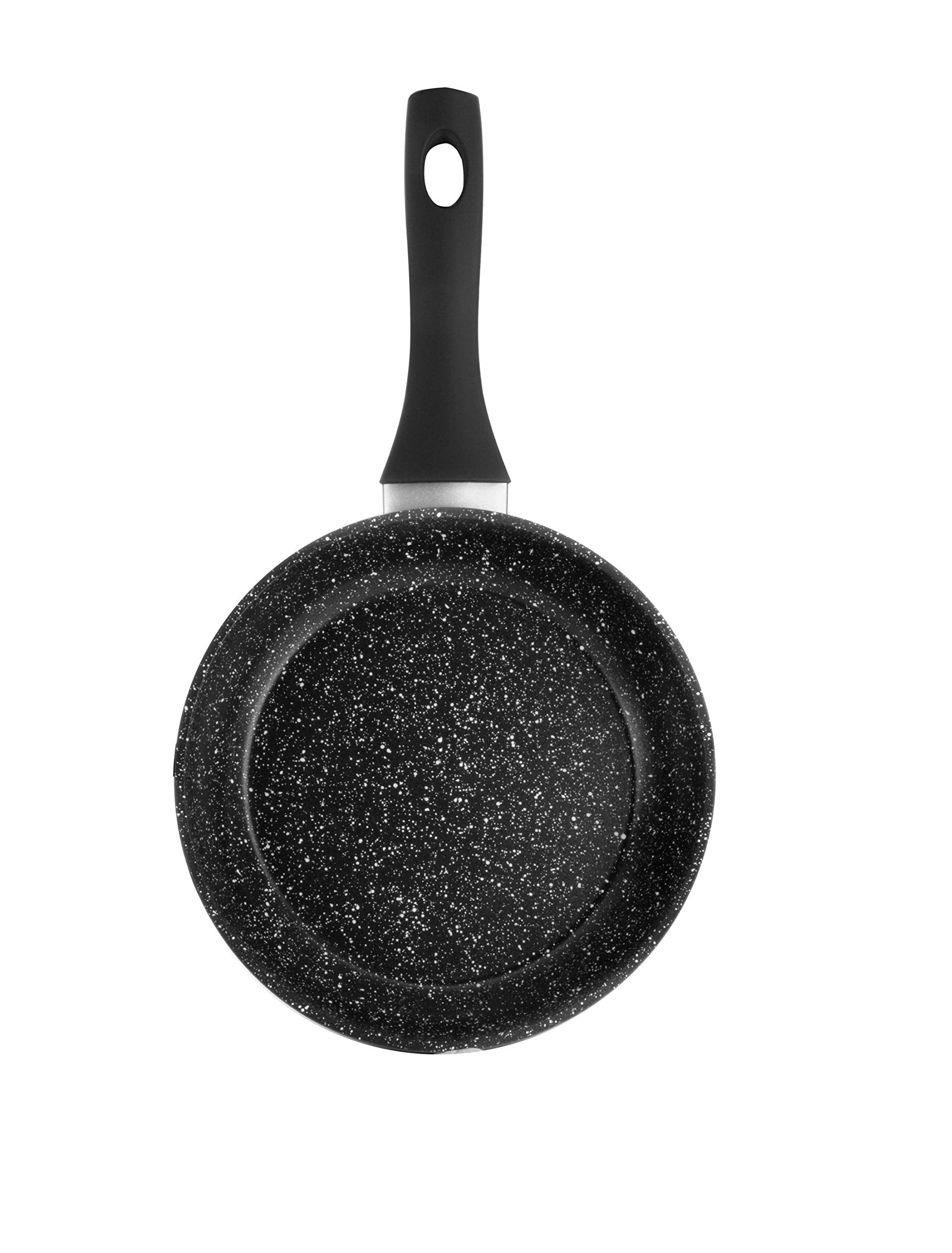 IBILI Natura Frying Pan 20 cm – Non-Stick Aluminium Skillet, Black
