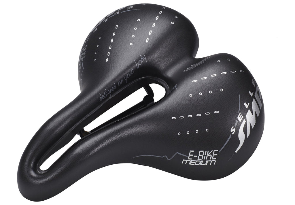 Selle SMP E-Bike Saddle – Ergonomic Soft Polyurethane Seat, Black