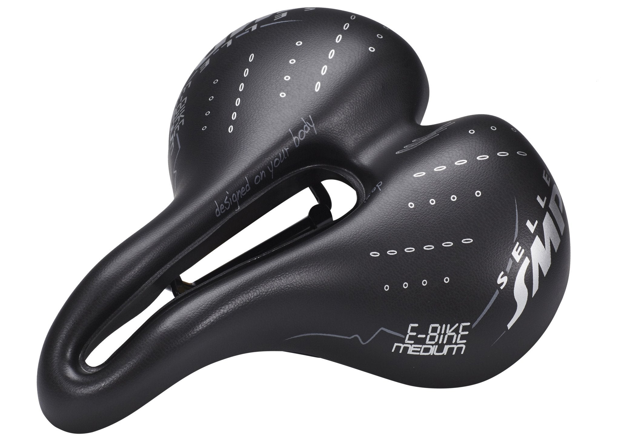 Selle SMP E-Bike Saddle – Ergonomic Soft Polyurethane Seat, Black