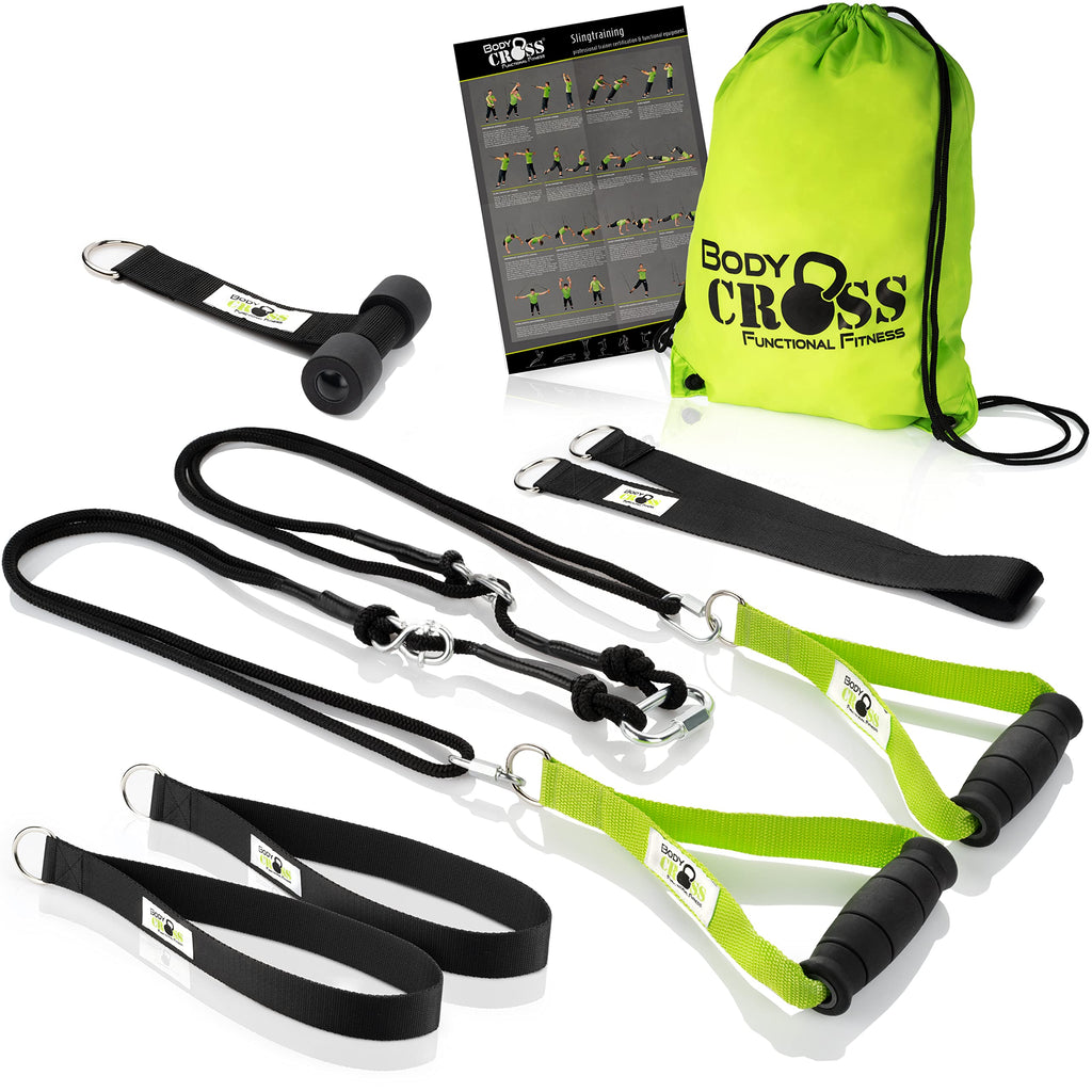 BodyCROSS Sling Trainer – Handmade Suspension System with Door Anchor