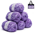 ilauke 4-Ply Acrylic Knitting Wool Yarn – 6 x 50g Balls for Crochet