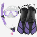 Adult Snorkeling Gear Set | Anti-Fog Mask, Dry Snorkel & Fins