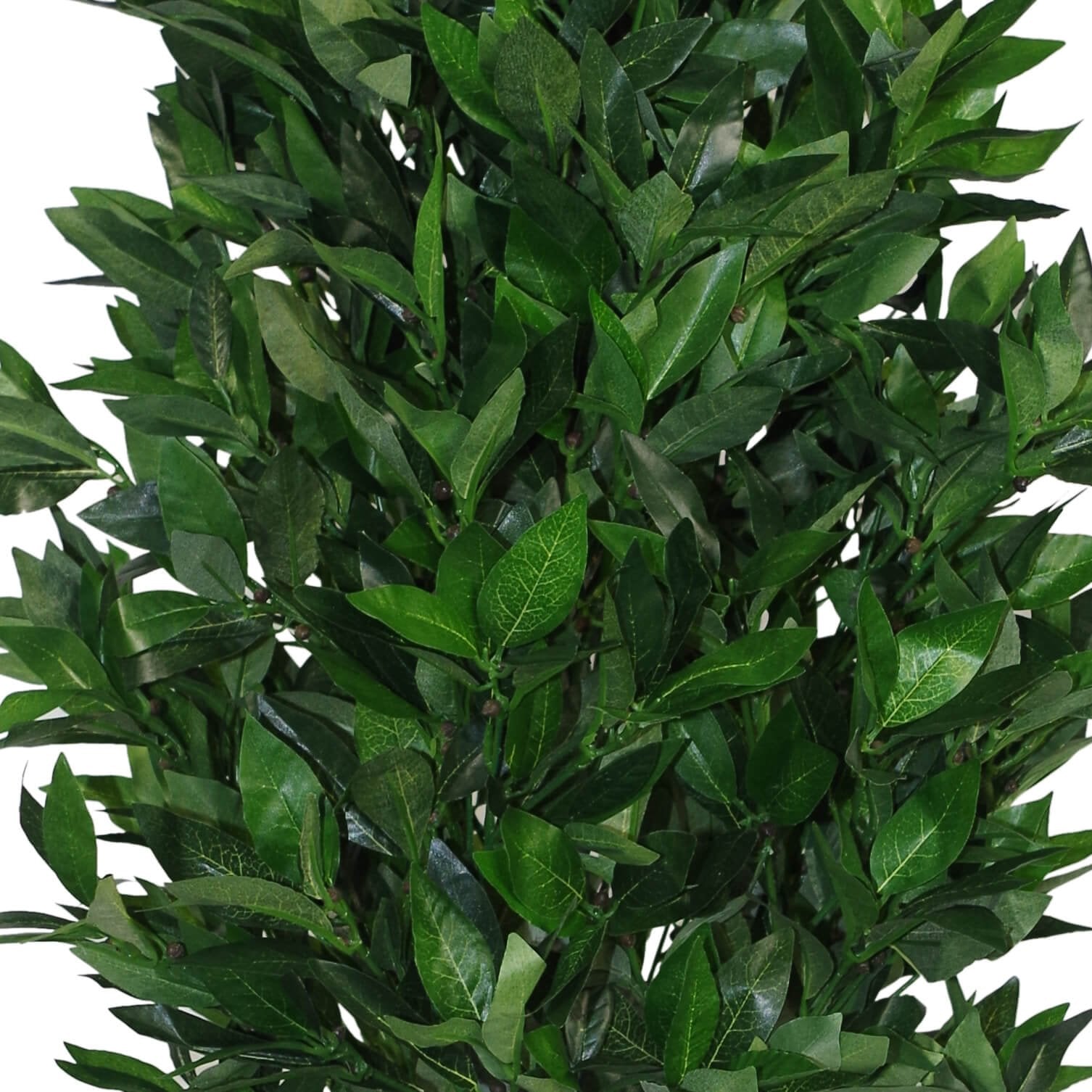 Leaf Design UK 120cm Artificial Topiary Bay Tree Pyramid | Green Cone