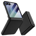 Doeshine Samsung Galaxy Z Flip 7 Case with Hinge Protection - Black