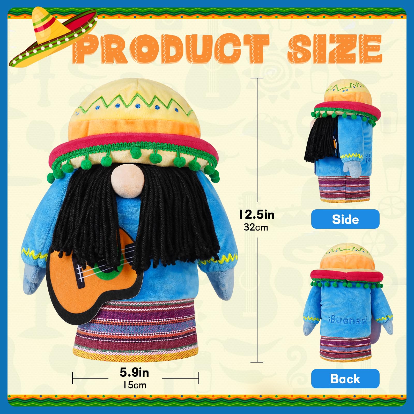 Mariachi Golf Club Headcover – Plush Driver Cover for 460cc