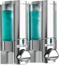 Aviva Double Soap & Shampoo Dispenser – Chrome Finish