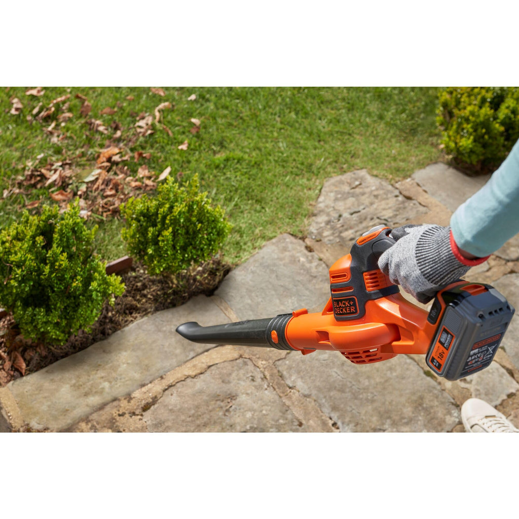 BLACK+DECKER 18V Cordless Leaf Blower – Lightweight Boost Mode Bare Unit