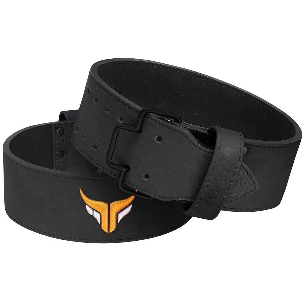 Mytra Fusion Weight Lifting Belt | 10mm Leather Powerlifting Belt